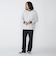 SHIPS: マイクロ ボーダー Tシャツ (ロンT)