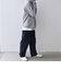 SHIPS any: 4WAY ストレッチ ナイロン 2タック ワイド イージー パンツ◇