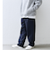 SHIPS any: 4WAY ストレッチ ナイロン 2タック ワイド イージー パンツ◇