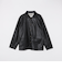 BENCH MARKING SHIRT: 合成皮革 カーコート