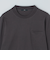 【WEB限定】SHIPS:〈抗菌・防臭〉テレワーク ビズ ワンポイントロゴ クルーネック長袖Tシャツ