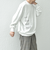 SHIPS any: 〈洗濯機可能〉fuzkue コラボ クルーネック スウェット◇