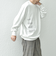SHIPS any: 〈洗濯機可能〉fuzkue コラボ クルーネック スウェット◇