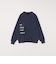 SHIPS any: 〈洗濯機可能〉fuzkue コラボ クルーネック スウェット◇