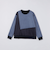 SHIPS:〈洗濯機可能〉パネル ポリエステル スエード ドッキング  ロングスリーブ Tシャツ