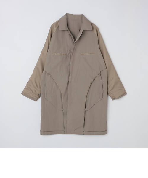 CARRARO: コットン/ナイロン ステンカラー コート｜シップス