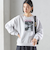 【SHIPS別注】81BRANCA:〈洗濯機可能〉ロゴ スウェット