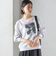 【SHIPS別注】81BRANCA:〈洗濯機可能〉ロゴ スウェット
