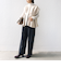 【WEB限定】〈手洗い可能〉ダンボール フロント タック ジレ