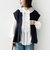 【WEB限定】〈手洗い可能〉ダンボール フロント タック ジレ