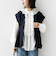 【WEB限定】〈手洗い可能〉ダンボール フロント タック ジレ