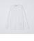 【WEB限定】SHIPS:〈抗菌/防臭〉テレワーク ビズ モックネック ロングスリーブ Tシャツ