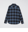 GUY ROVER: オンブレチェック ウェスタン シャツ