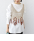 LOGAN KNITTING MILLS:〈手洗い可能〉モール ビスチェ