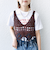 LOGAN KNITTING MILLS:〈手洗い可能〉モール ビスチェ