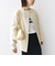 【WEB限定】〈手洗い可能〉ベア テレコ ミドル カーディガン
