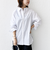 【WEB限定】〈洗濯機可能〉アシンメトリー ストライプ シャツ