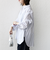 【WEB限定】〈洗濯機可能〉アシンメトリー ストライプ シャツ