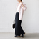 【WEB限定】〈洗濯機可能〉アシンメトリー ストライプ シャツ