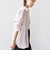 【WEB限定】〈洗濯機可能〉アシンメトリー ストライプ シャツ