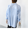 【WEB限定】〈洗濯機可能〉アシンメトリー ストライプ シャツ