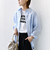 【WEB限定】〈洗濯機可能〉アシンメトリー ストライプ シャツ