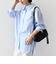 【WEB限定】〈洗濯機可能〉アシンメトリー ストライプ シャツ