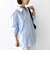 【WEB限定】〈洗濯機可能〉アシンメトリー ストライプ シャツ