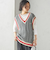 【SHIPS別注】LOGAN KNITTING MILLS: チルデン Vネック ベスト