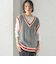 【SHIPS別注】LOGAN KNITTING MILLS: チルデン Vネック ベスト
