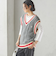 【SHIPS別注】LOGAN KNITTING MILLS: チルデン Vネック ベスト