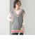 【SHIPS別注】LOGAN KNITTING MILLS: チルデン Vネック ベスト