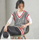 【SHIPS別注】LOGAN KNITTING MILLS: チルデン Vネック ベスト