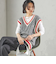 【SHIPS別注】LOGAN KNITTING MILLS: チルデン Vネック ベスト