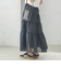 オーガンジー ティアード スカート
