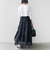 オーガンジー ティアード スカート