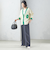 【SHIPS別注】LOGAN KNITTING MILLS: Vネック パッチ カーディガン