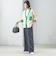 【SHIPS別注】LOGAN KNITTING MILLS: Vネック パッチ カーディガン