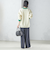 【SHIPS別注】LOGAN KNITTING MILLS: Vネック パッチ カーディガン