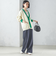 【SHIPS別注】LOGAN KNITTING MILLS: Vネック パッチ カーディガン