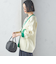 【SHIPS別注】LOGAN KNITTING MILLS: Vネック パッチ カーディガン
