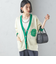 【SHIPS別注】LOGAN KNITTING MILLS: Vネック パッチ カーディガン