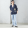 【SHIPS別注】LOGAN KNITTING MILLS: Vネック パッチ カーディガン