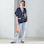 【SHIPS別注】LOGAN KNITTING MILLS: Vネック パッチ カーディガン