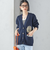 【SHIPS別注】LOGAN KNITTING MILLS: Vネック パッチ カーディガン