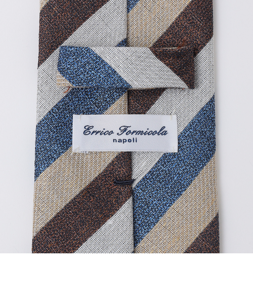Errico Formicola: メランジ ストライプ ネクタイ｜シップス