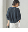 〈手洗い可能〉ペーパー ポリエステル Vネック カーディガン