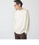 SHIPS: コットンウール モックネック ロングスリーブ Tシャツ