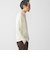 SHIPS: コットンウール モックネック ロングスリーブ Tシャツ