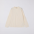 SHIPS: コットンウール モックネック ロングスリーブ Tシャツ